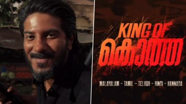 King of Kotha: Dulquer Salmaan Wraps Up Abhilash Joshiy’s Gangster Film in Style! (Watch Video)