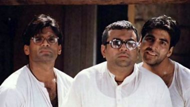 Hera Pheri 3: First Pic of Akshay Kumar, Suniel Shetty and Paresh Rawal From Film's Promo Shoot Goes Viral!