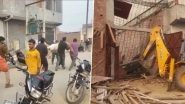 Uttar Pradesh: Under-Construction Building Collapses in Ghaziabad&rsquo;s Loni; Two Killed, Eight Injured (Watch Video)