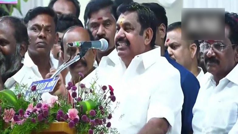 Supreme Court Verdict Confirmed Jayalalithaa’s Statement That AIADMK Will Rule for 100 Years, Says Edappadi K Palaniswami