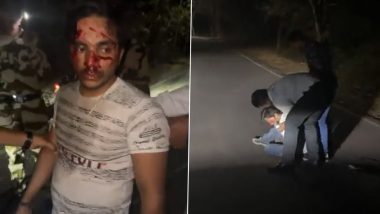 Mumbai: Make-Up Artist on Bike Collides With Leopard in Goregaon Film City, Video Surfaces