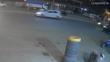 Video: Traffic Cop Dragged on Car’s Bonnet For Over 1 Kilometre in Maharashtra’s Palghar
