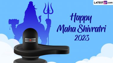 Maha Shivratri 2023 Wishes & Greetings: WhatsApp Stickers, Images, HD  Wallpapers, GIFs and SMS To Celebrate the Great Night of Lord Shiva | 🙏🏻  LatestLY