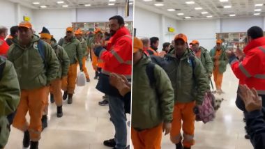 Operation Dost: NDRF Team Gets Warm Welcome at Adana Airport After Returning From Quake-Hit Turkey (Watch Video)