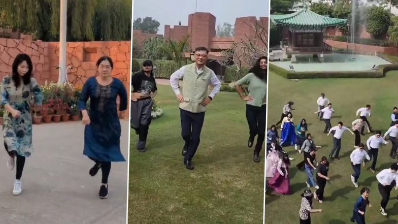 RRR Impact: South Korean Ambassador of India Chang Jae-Bok Takes ‘Naatu Naatu’ Dance Challenge With Embassy Staff in This Viral Video- WATCH