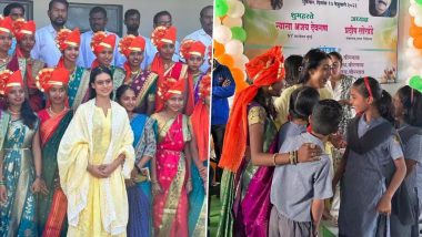 Nysa Devgn Attends Event with Underprivileged Students, Her Traditional Look Gets Thumbs Up from Netizens