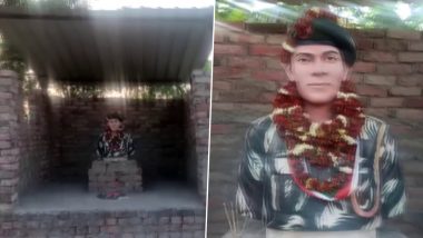 Bihar: Father of Galwan Martyred Soldier Jai Kishore Singh Allegedly Thrashed, Arrested For Building Memorial For Son on Government Land in Vaishali