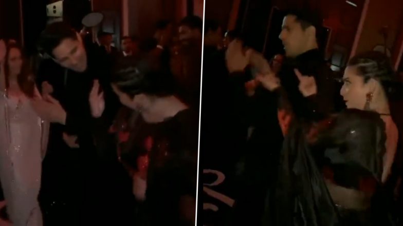 Sidharth Malhotra and Kiara Advani Shake a Leg on ‘Burj Khalifa’ Song at Their Mumbai Wedding Reception (Watch Video)