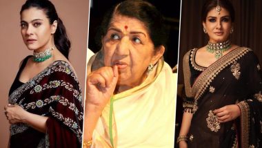 Lata Mangeshkar Death Anniversary: Kajol, Raveena Tandon, Hema Malini and More Pay Tribute to the Late Singer