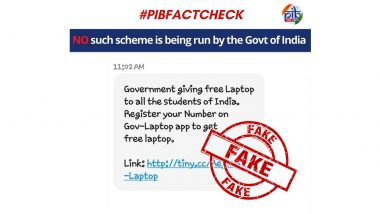 Government Offering Free Laptops to All Students? PIB Fact Checks Viral Claim