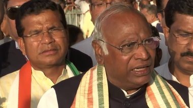Lok Sabha Elections 2024: Congress Chief Mallikarjun Kharge Says ’Looking Forward To Align With Like-Minded Parties To Defeat BJP in General Polls'