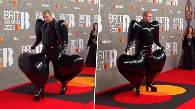 Sam Smith's Bizarre Black Outfit at BRIT Awards 2023 Sparks Funny Jokes Fest on Twitter!