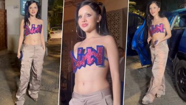 Uorfi Javed Is in a ‘Dirty’ Mood As She Bares Her Torso in a Funky and Rebellious Look With No Eyebrows and Pigtails (View Pic and Video)