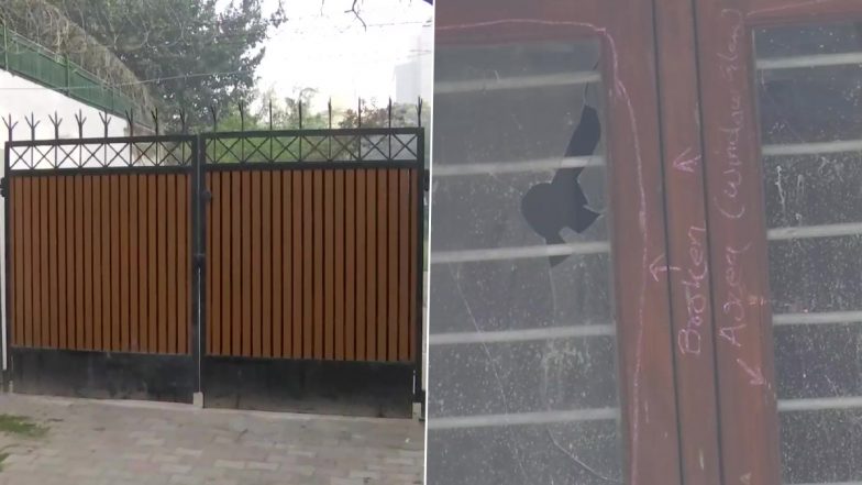 Asaduddin Owaisi Says His Delhi Residence Attacked for Fourth Time by Unidentified Miscreants, Lodges Complaint (See Pics and Videos)