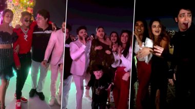 Bigg Boss 16 Winner MC Stan Sings Unique Show Anthem With Shiv Thakre, Sajid Khan and Others as They Reunite at a Party (Watch Videos)