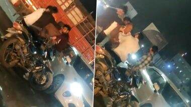 Uttar Pradesh: Elderly Man Thrashed by Youths After His Bike Hits Their Car in Hapur, One Held After Video Goes Viral