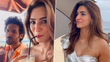 Shehzada: Kriti Sanon Shares ‘The Madness Behind the Hotness’ of Shooting Munda Sona Hoon Main Song With Kartik Aaryan (Watch Video)