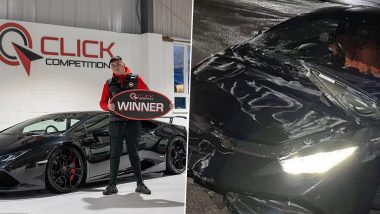 Scotland: Man Wins £160,000 Lamborghini Huracan, Crashes It Just Weeks Later (See Pics)