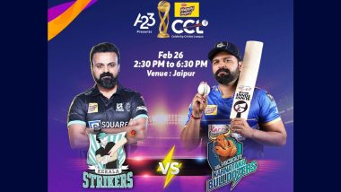 CCL 2023 LIVE Streaming: Watch Kerala Strikers vs Karnataka Bulldozers Celebrity Cricket League Match 7 Online