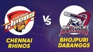 CCL 2023 LIVE Streaming: Watch Chennai Rhinos vs Bhojpuri Dabanggs Celebrity Cricket League Game Online