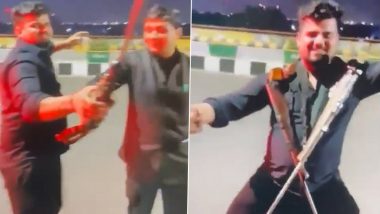 Uttar Pradesh: Men Brandish Guns While Drinking On Ghaziabad Elevated Road, Police Launch Probe After Video Goes Viral