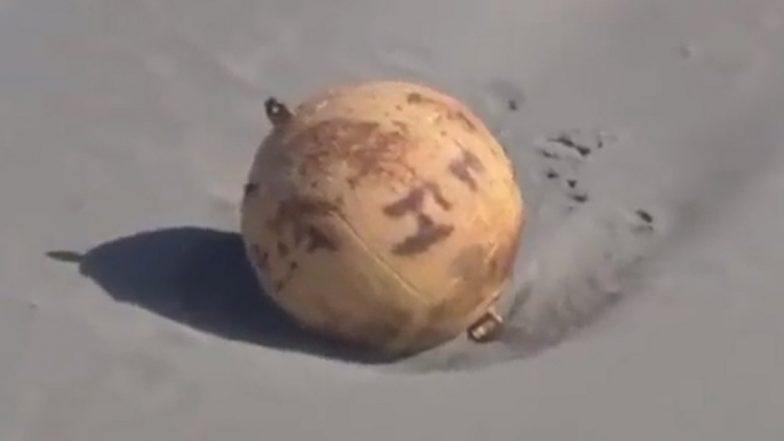 Video: Suspicious ‘1.5 Meters Iron Ball’ Found on Japanese Shore, Cops Restrict Access