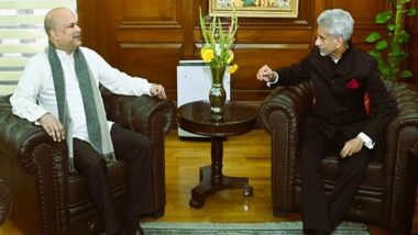 World News | Jaishankar Meets Sri Lanka's High Commissioner, Bilateral Ties Discussed