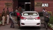 India News | Nirmala Sitharaman Arrives at North Block Ahead of Union Budget 2023 Presentating Today