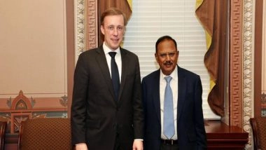 World News | US NSA Jake Sullivan Welcomes Ajit Doval at White House to Launch Next Milestone in US-India Strategic Partnership