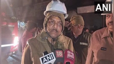 India News | Mathura Cloth Showroom Gutted in Fire, Property Worth Lakhs Lost