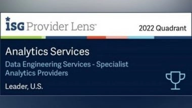 Business News | Tredence Named a Leader in Analytics Services by ISG