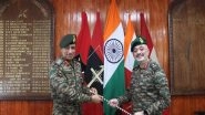India News | Major Gen Girish Kalia Takes Charge as GOC of Army's Vajr Division