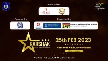 Business News | Ahmedabad to Host 'Rakshak-Ek Shaam Gujarat Police Ke Naam'