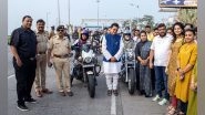 Business News | Maharashtra Cabinet Minister Deepak Kesarkar Flags off Road Safety Rally in Mumbai