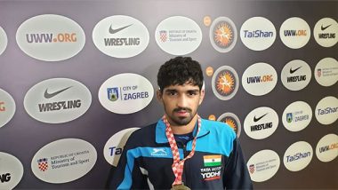 Sports News | Zagreb Open: Indian Wrestler Aman Sehrawat Wins Bronze Medal