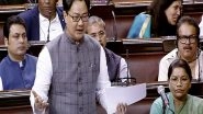 India News | Supreme Court Has Been Working an Average of 222 Days in a Year: Law Minister Kiren Rijiju