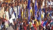 India News | Chhattisgarh: Bhim Army Stages Protest Demanding 16pc Reservation for Scheduled Castes in Raipur