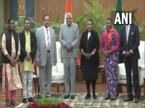 World News | Zambian Parliamentary Delegation Meets Vice President Jagdeep Dhankhar - Vimarsana News