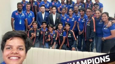 Sports News | Shafali Verma Thanks Jay Shah for Opportunity to Meet Sachin Tendulkar, Says It Has Motivated Team