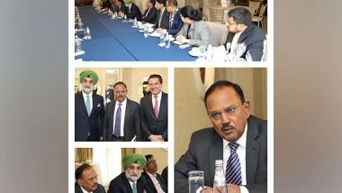 World News | Ajit Doval Meets USIPF Board Members, Discuss Enhancing Cooperation in Defence, Space