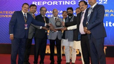 Business News | Deepak Nitrite Limited Awarded the Prestigious 'Excellence in Financial Reporting' Silver Shield by The Institute of Chartered Accountants of India (ICAI)