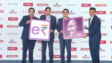 Business News | Reliance Retail, Innoviti Technologies, ICICI Bank & Kotak Mahindra Bank Partner to Enable Acceptance of 'Digital Rupee - Retail'