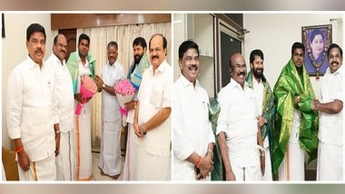 India News | TN: Annamalai Meets AIADMK Leaders OPS, EPS at Their Residences Amid Speculations of Contesting Erode Bypolls