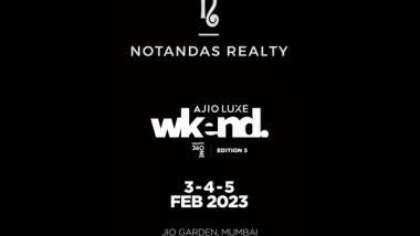 Business News | LLW Luxe Event to Be Hosted by Notandas from Feb 3 to 5
