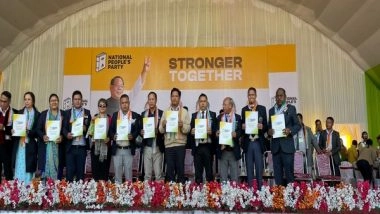 India News | National People's Party Launches Election Manifesto Ahead of Assembly Polls in Meghalaya