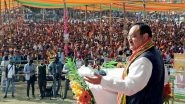 India News | BJP Steps Up Tripura Campaign, Nadda Says Double-engine Government Has Changed the Fate of State