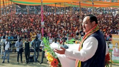 India News | BJP Steps Up Tripura Campaign, Nadda Says Double-engine Government Has Changed the Fate of State