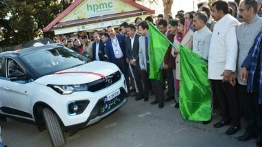 India News | 'Green State': Himachal CM Sukhu Flags off 11 Electric Vehicles for Transport Dept