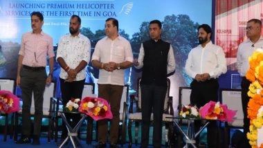 India News | Goa CM Pramod Sawant Launches Helipad in Panaji