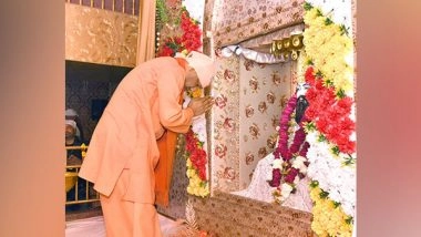 India News | UP CM Adityanath Pays Obeisance to Sant Ravidas on His Birth Anniversary